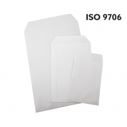 Koperta z papieru białego  ISO 9706