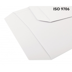 Koperta z papieru białego  ISO 9706